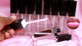 Color Changing Wholesale Lipgloss in Black LED Wand Tubes