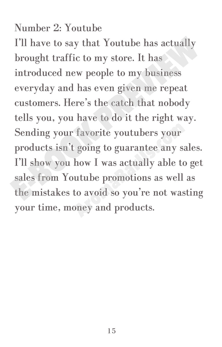 Ebook HOW TO SELL LIP GLOSS THE RIGHT WAY AromaBarBeauty