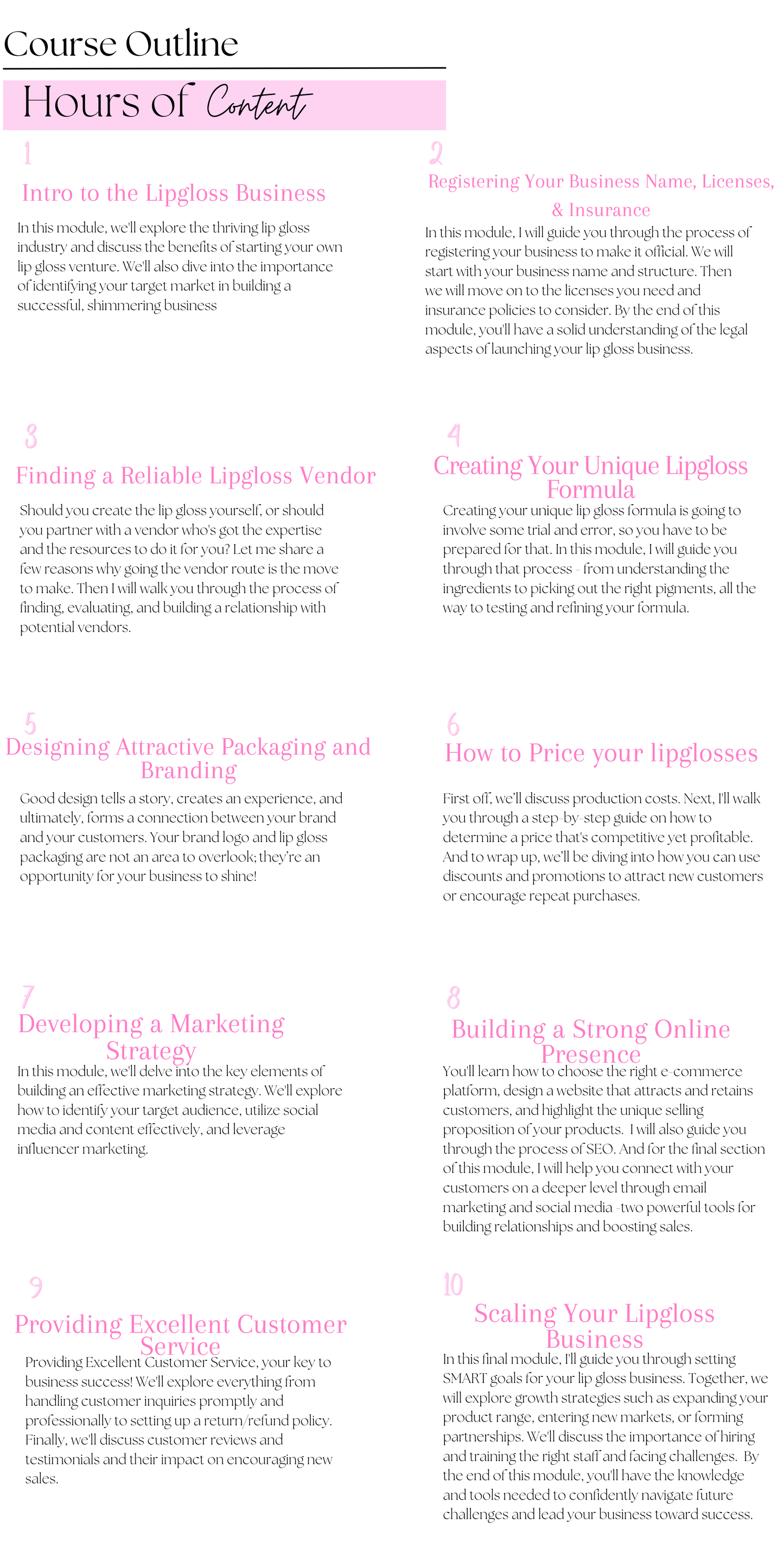 How to Start a Lipgloss Business Step by Step Course 👇