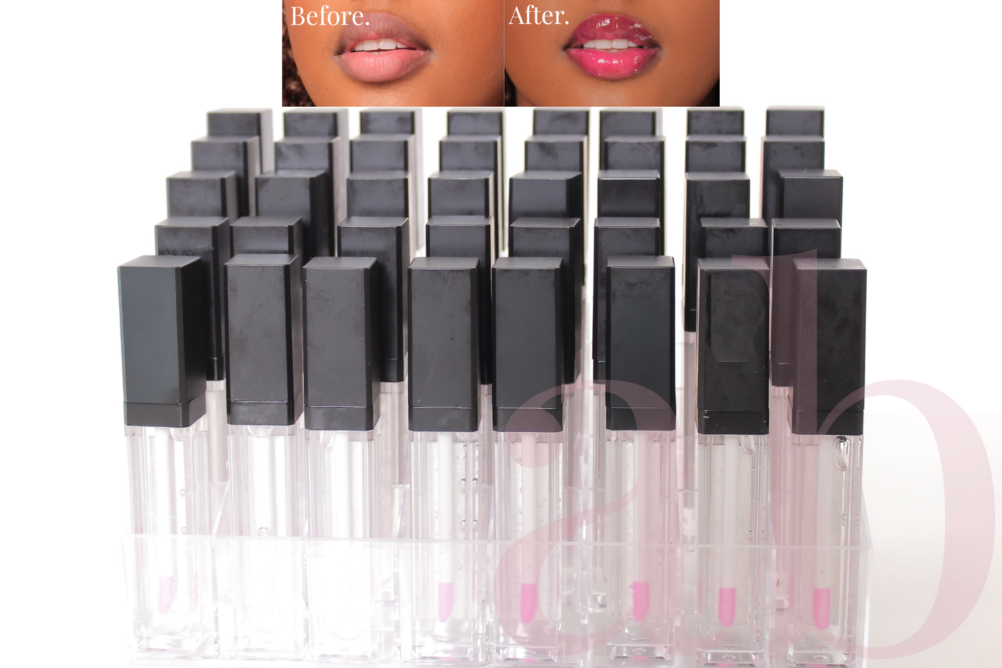 Color Changing Wholesale Lipgloss (available in Black LED Wand Tubes)