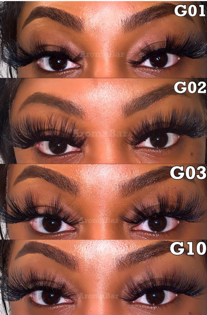 25 MM Mink Lashes Dramatic Collection Retail AromaBarBeauty
